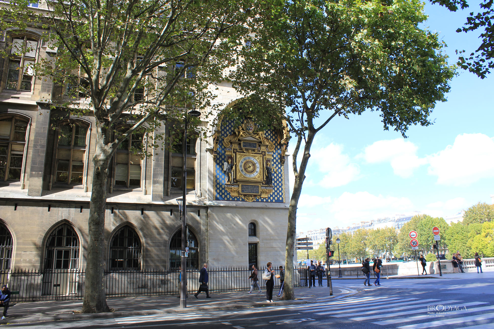 Tour de l`Horloge du palais de la Cité, Boulevard du Palais, Paris